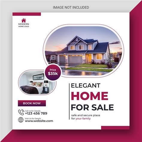 Premium Psd Real Estate House Social Media Post Or Square Banner Template