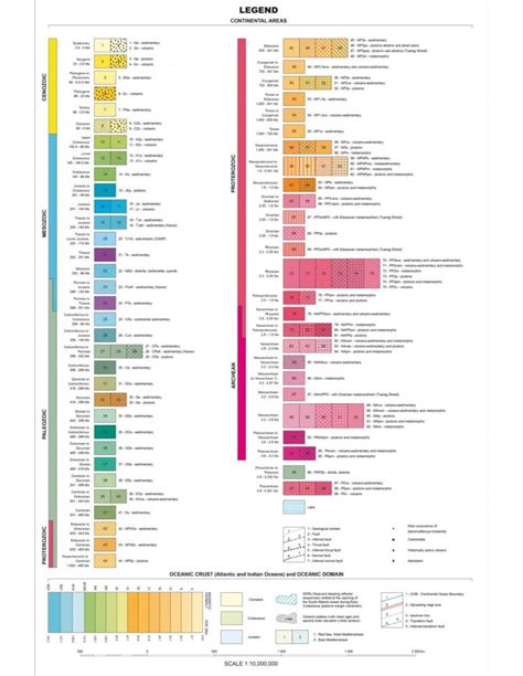 Geological map of Africa - GIS - CCGM