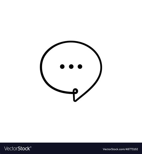 comment  style icon design royalty  vector image