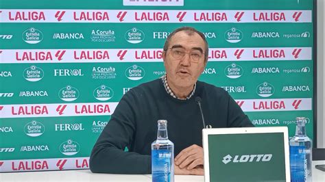 Carlos Mouriz Director General Del Racing Club Ferrol Analiza La