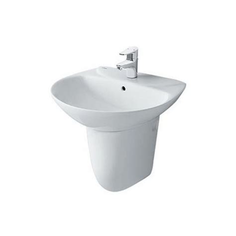 Lavabo Chậu Rửa Mặt Inax L 285v Treo Tường Tây Nguyên Xanh