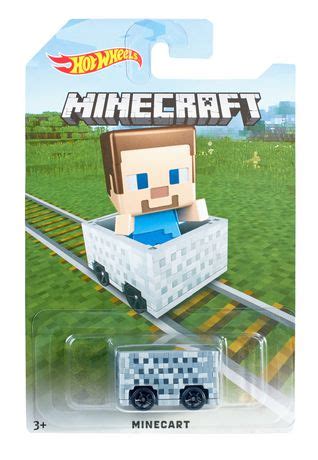 Hot Wheels Minecraft Steve Minecart Vehicle Walmart Canada