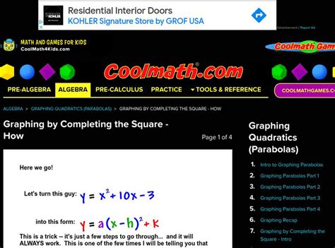 Square X Coolmath