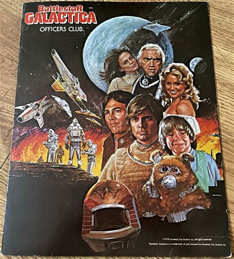 Glen Larson Autographed Battlestar Galactica 1979 Officers Fan Club Fo