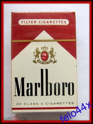 УПАКОВКА ПАЧКА от сигарет MARLBORO Мальборо оригинал - 90 гг