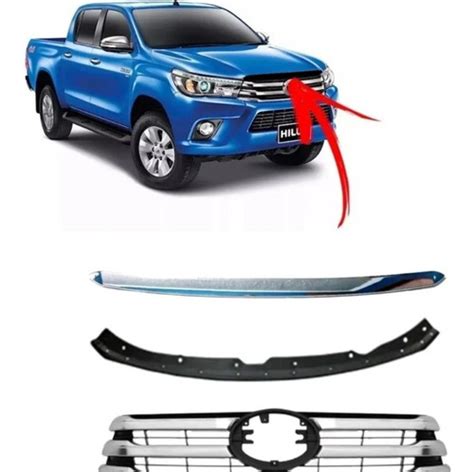 Grade Friso Cromado Hilux 2016 2017 2018 Sr Srv Srx Parcelamento