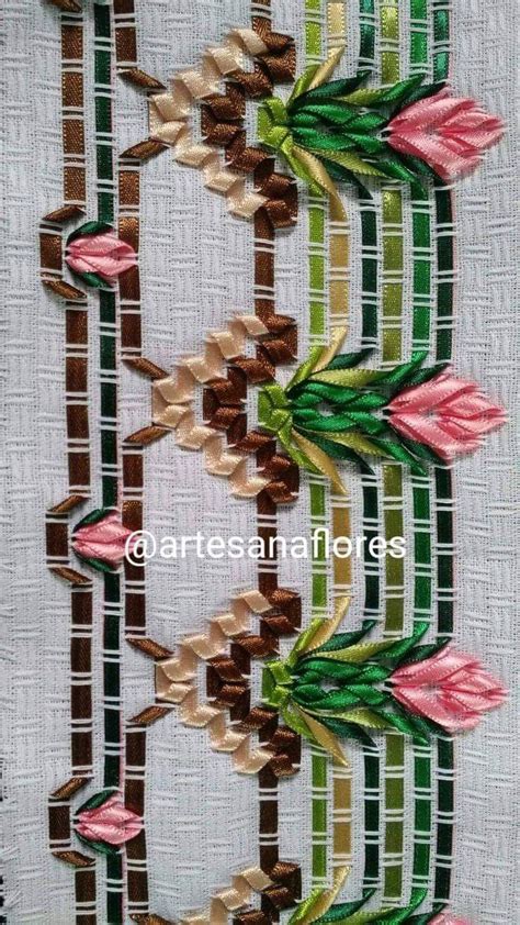 Pin By Leelanagleelanag On Embroidery Ribbon Embroidery Silk Ribbon