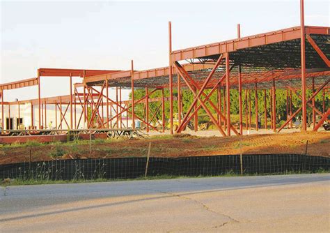 steel rises   cms building clinton daily news