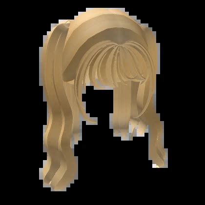 Pretty Ponytail Split Hair Blonde Roblox Item Rolimon S