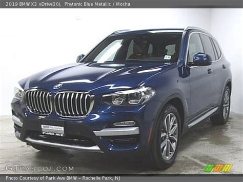 Phytonic Blue Metallic 2019 Bmw X3 Xdrive30i Mocha Interior Vehicle Archive