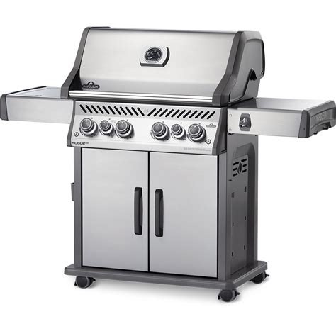 Napoleon Rogue Se Rsib Natural Gas Grill With Infrared Rear Side