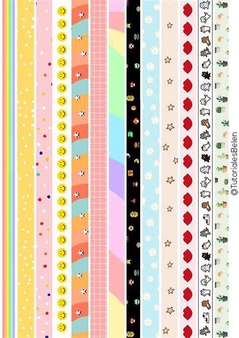 Cintas Washi Tape Para Imprimir A