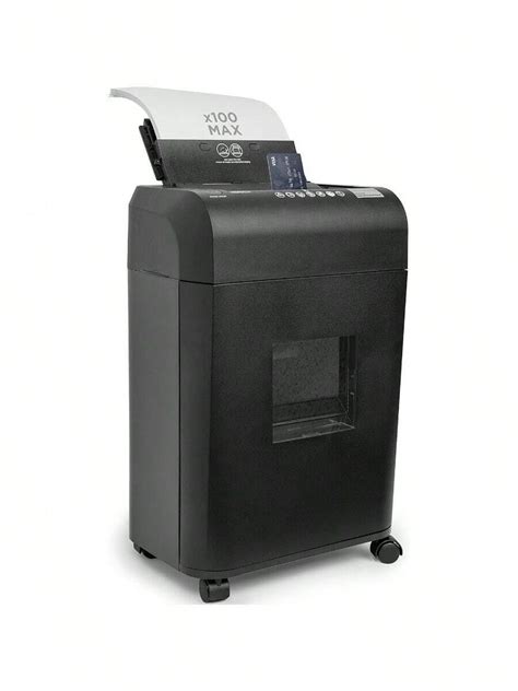 duronic cross cut paper shredder ps shred  sheet heavy duty small
