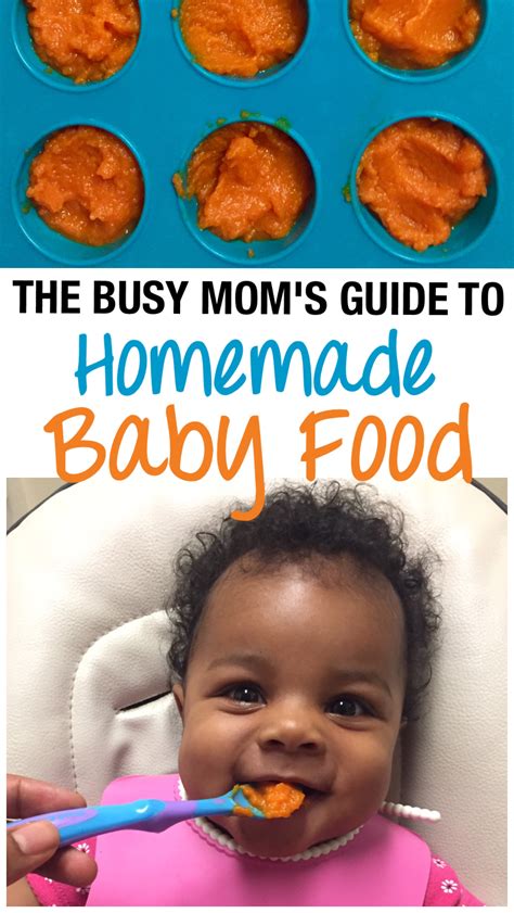 The Busy Mom's Guide to Homemade Baby Food