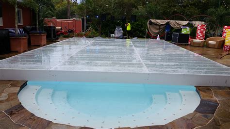 Diy Pool Cover Dance Floor at Oscar Trundle blog