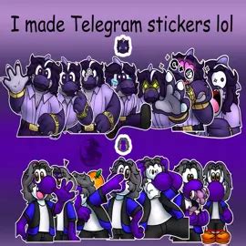 I made Telegram stickers lol by ErnestoGP on Newgrounds