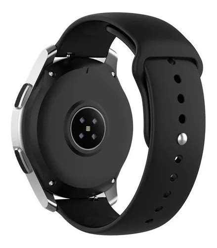 Pulseira Para Amazfit Gtr 47mm Pelicula Vidro Proteção Cor Preto