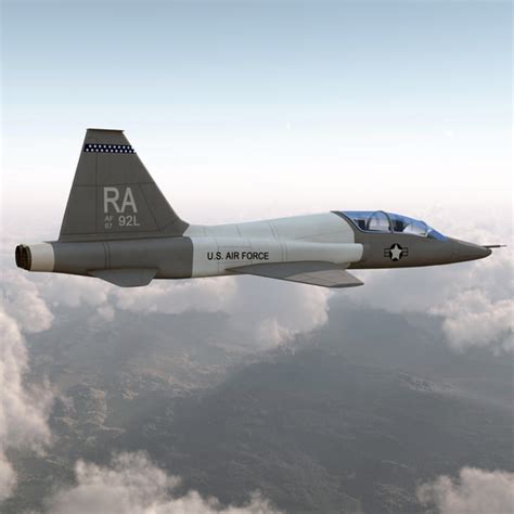 northrop t 38 talon supersonic 3d 3ds