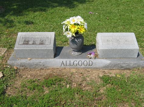 william edward allgood jr   find  grave memorial