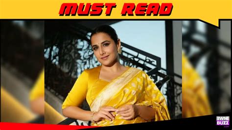 Initially I Didnt Have Guts To Say Yes To Jalsa Vidya Balan Iwmbuzz