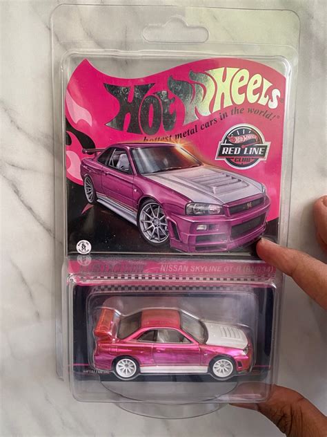 Hot Wheels RLC Pink Party Nissan Skyline GT R BNR Hobbies Toys Toys Games On Carousell