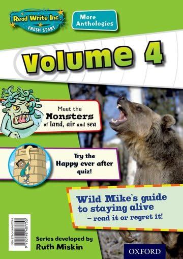 Read Write Inc Fresh Start More Anthologies Volume 4 Pack Of 5