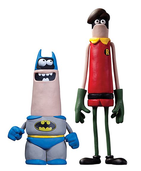 Aardman Batman and Robin Set - GeekAlerts