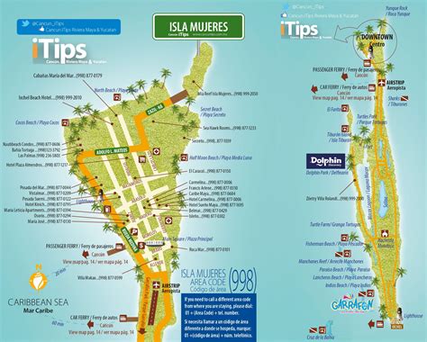 Isla Mujeres Map | Cancun Tips