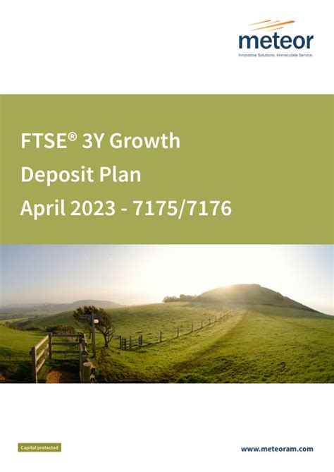 Meteor Asset Management Limited Ftse Y Growth Deposit Plan April