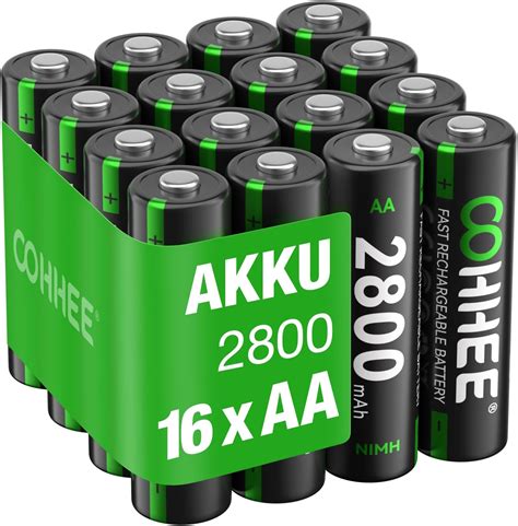 X Aa Ni Mh Akkus Wiederaufladbare Aa Batterien V Mignon Aa Akku