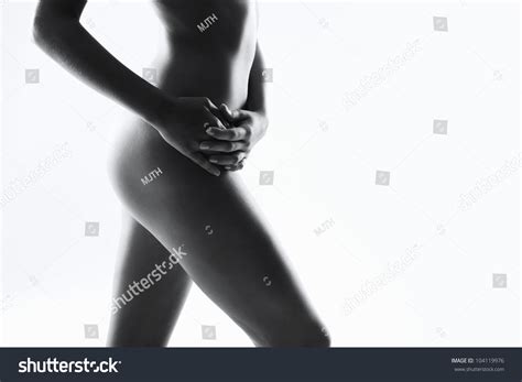 Mid Section Womans Naked Body Silhouette Stock Photo 104119976 Shutterstock