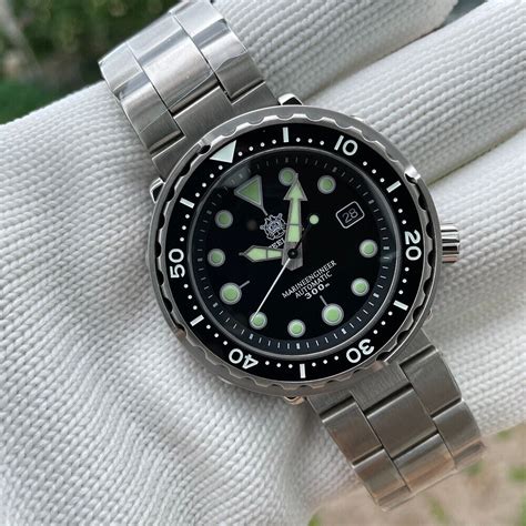 Steeldive SD1975 TUNA NH35 AR Sapphire Lume Diving 3 Link