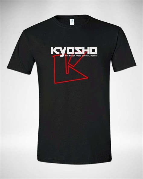 New Kyosho Japan Rc Racing T Shirt Graphic Tee Black Color Size S To