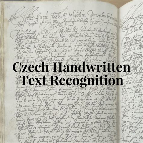 Czech Handwritten Text Recognition: A Real Possibility – Czech Out Your ...