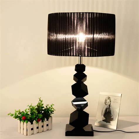 TUDA 33X60cm Free Shipping Luxury Black K9 Crystal Table Lamps Modern ...