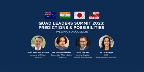 Webinar Recording Quad Leaders Summit 2023 Predictions And