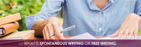 spontaneous writing   writing
