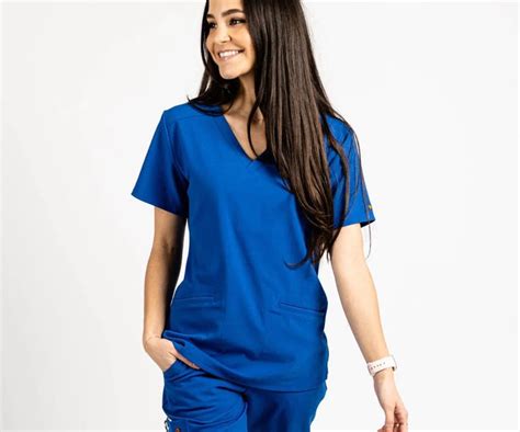Women's Royal Blue Scrubs | Poppy Scrubs