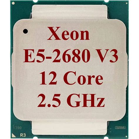 Процессор Intel Xeon E5-2680 V3 2,5 GHz (3,3 GHz) 12 Core Socket 2011-3 ...