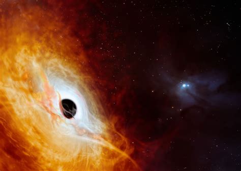 The Brightest Quasar Ever Seen Is Powered By A Black Hole That Eats A Sun A Day All About