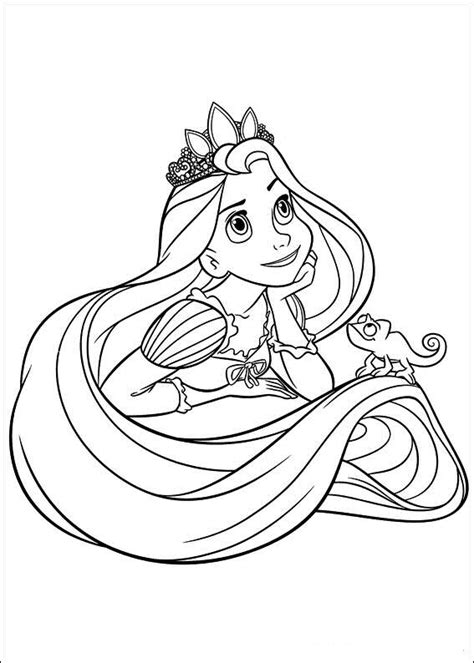 Dibujo Para Colorear De Rapunzel ~ Pintamonos