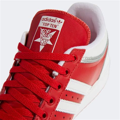 Adidas Top Ten Low Bb “scarlet” Scarletcloud White Silver Metallic Release Date Sneaker Novel