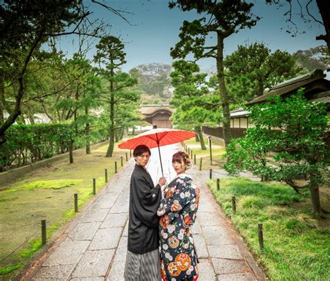 横浜 三渓園フォト 基本プラン｜前撮り・フォトウェディング・結婚写真なら【ワタベウェディング】