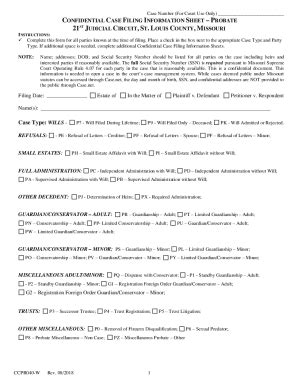 Fillable Online Forms Justia Commissouristatewidejustia Confidential