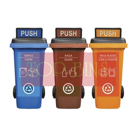 lcm recycle mobile garbage bin    cw turbo lid