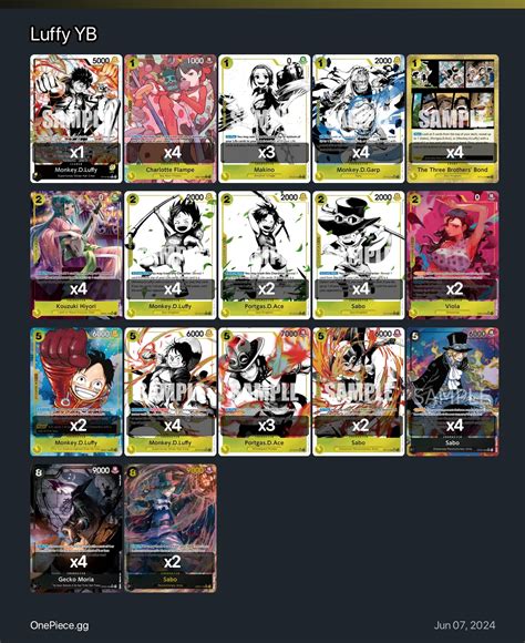 Luffy YB One Piece Card Game Deck | One Piece Card Game