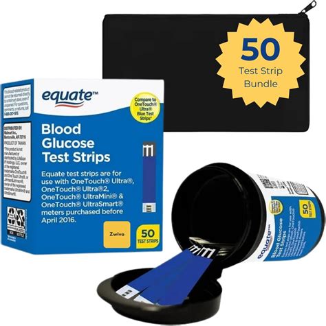 Amazon.com: Zwivo Blood Glucose Test Strips Bundle with Equate Blood ...