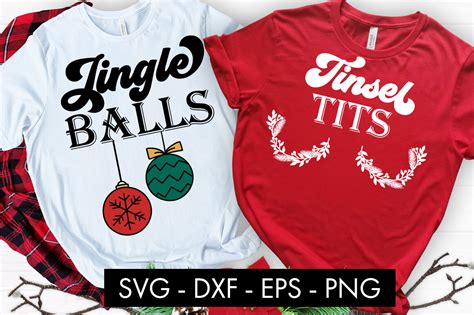 Christmas Jingle Balls Tinsel Tits Svg Graphic By Freelingdesignhouse Creative Fabrica