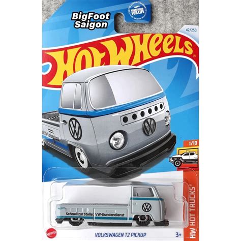 Hot Wheels Volkswagen T Pickup Truck Model Htd Hw Hot Trucks Mattel Shopee Singapore
