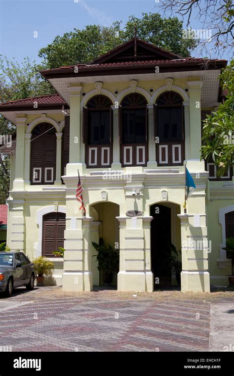 Colonial Mansion George Town Penang Malaysia Stock Photo Alamy